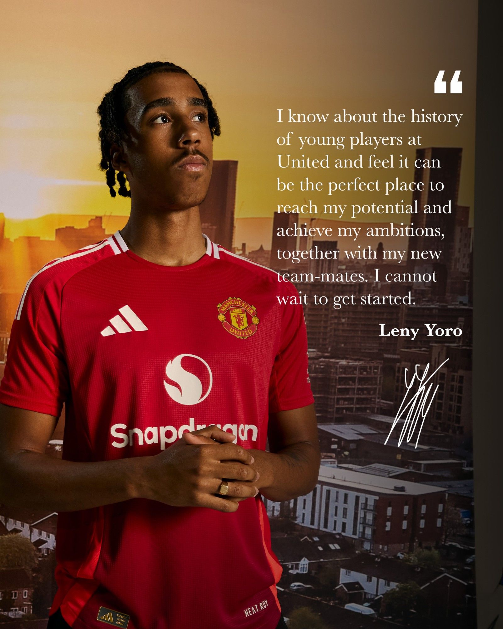 Joro: Manchester United is the perfect place for me to achieve my ambitions