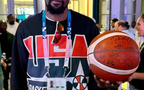 US Men's Basketball Officially Celebrates Kevin Durant Becoming the All-Time Leading Scorer in US Olympic History