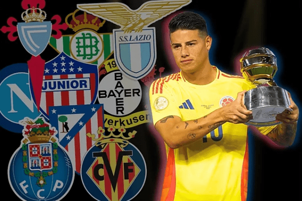 In the recently concluded Copa América, 33-year-old Colombian star James Rodríguez shone brightly, which has brought him back into the ranks of top-tier players.