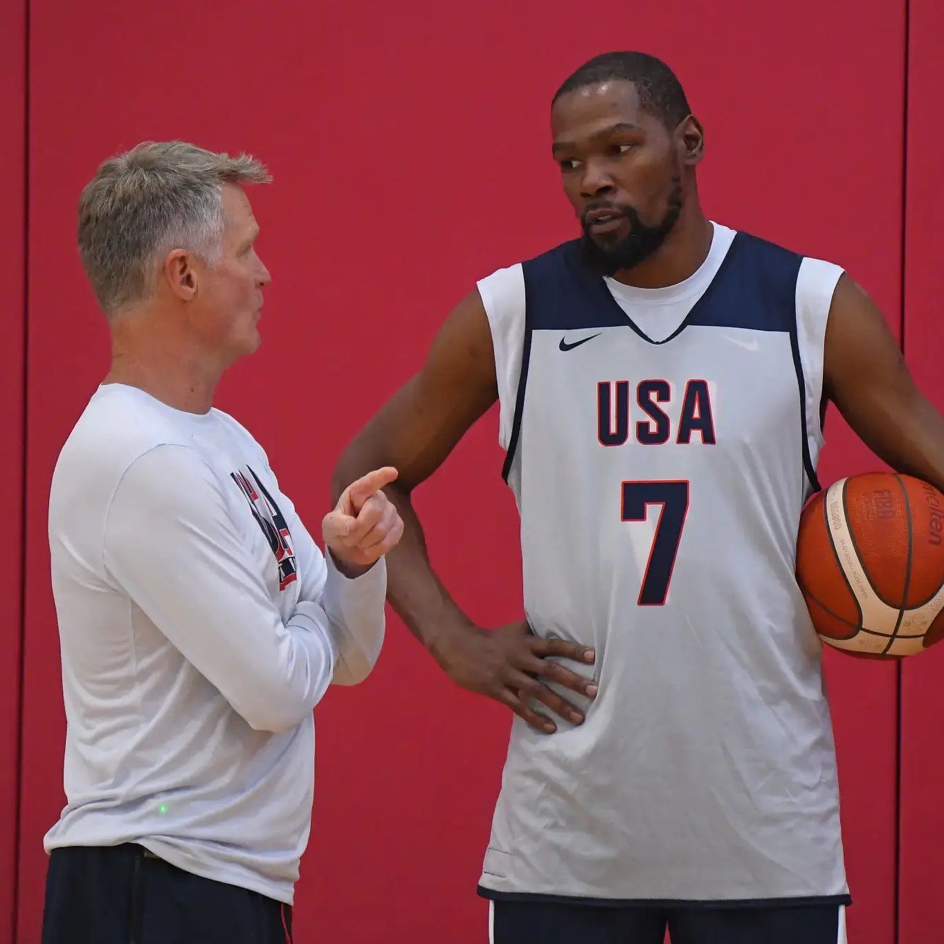 Kerr Confirms KD Won't Depart: Team Optimistic About His Olympic Return, Wants Him to Participate in More Training Sessions