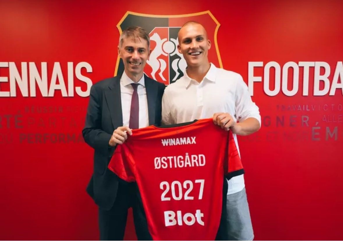 Official: Rennes Signs Central Defender Ostigard from Napoli for 7 Million Euros