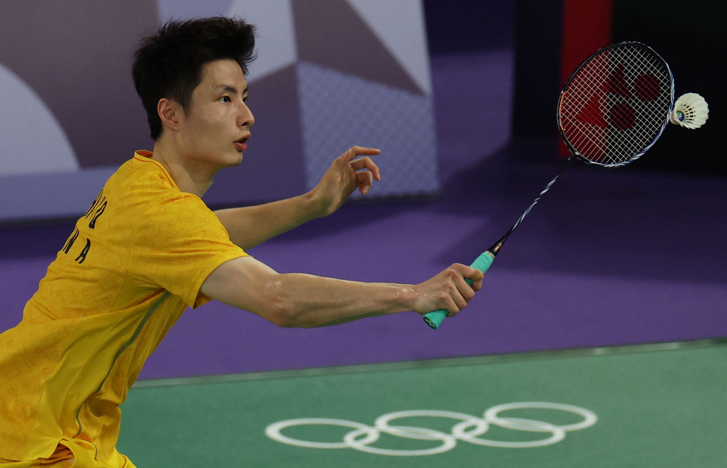 Badminton Men's Singles_ Final: Shi Yuchi Falls to Thailand’s Kunlavut Vitidsarn, Fails to Reach Semifinals