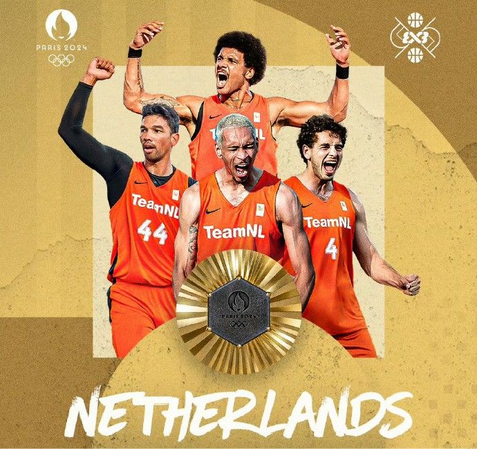 Netherlands' Three-Man Men's Basketball Team Snatches Olympic Gold with Overtime Thriller over France