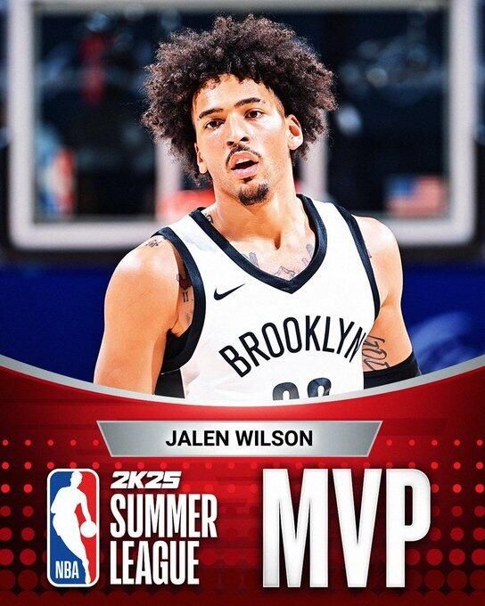 NBA Official: Nets Player Jalen Wilson Named Summer League MVP