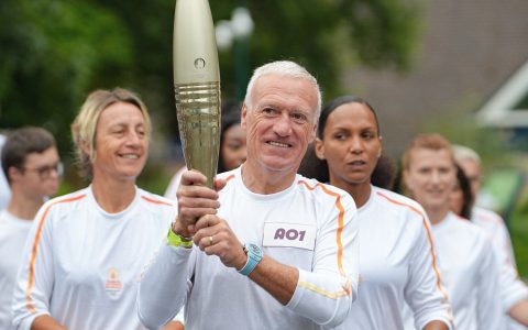 Deschamps on Torch Relay: A Moment of Happiness to Personally Carry the Flame in the Home of French Football, Clairefontaine