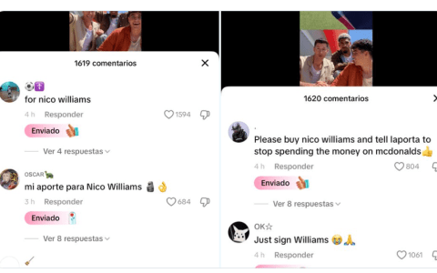 Reuters: Barça Fans Launch Crowdfunding Campaign on Social Media to Help Club Sign Nico Williams