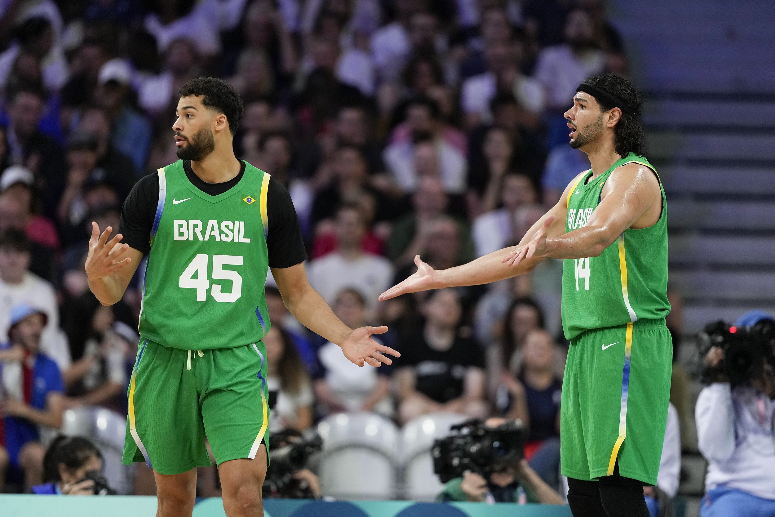 No injustice in the loss! Caboclo, Brazil's top scorer, and the starting five's combined points