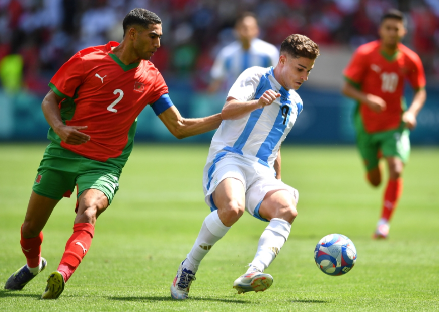 Olympic Men's Football Report: Medina's Equalizer Ruled Invalid - Argentina U23 Loses to Morocco U23 in Opening Match