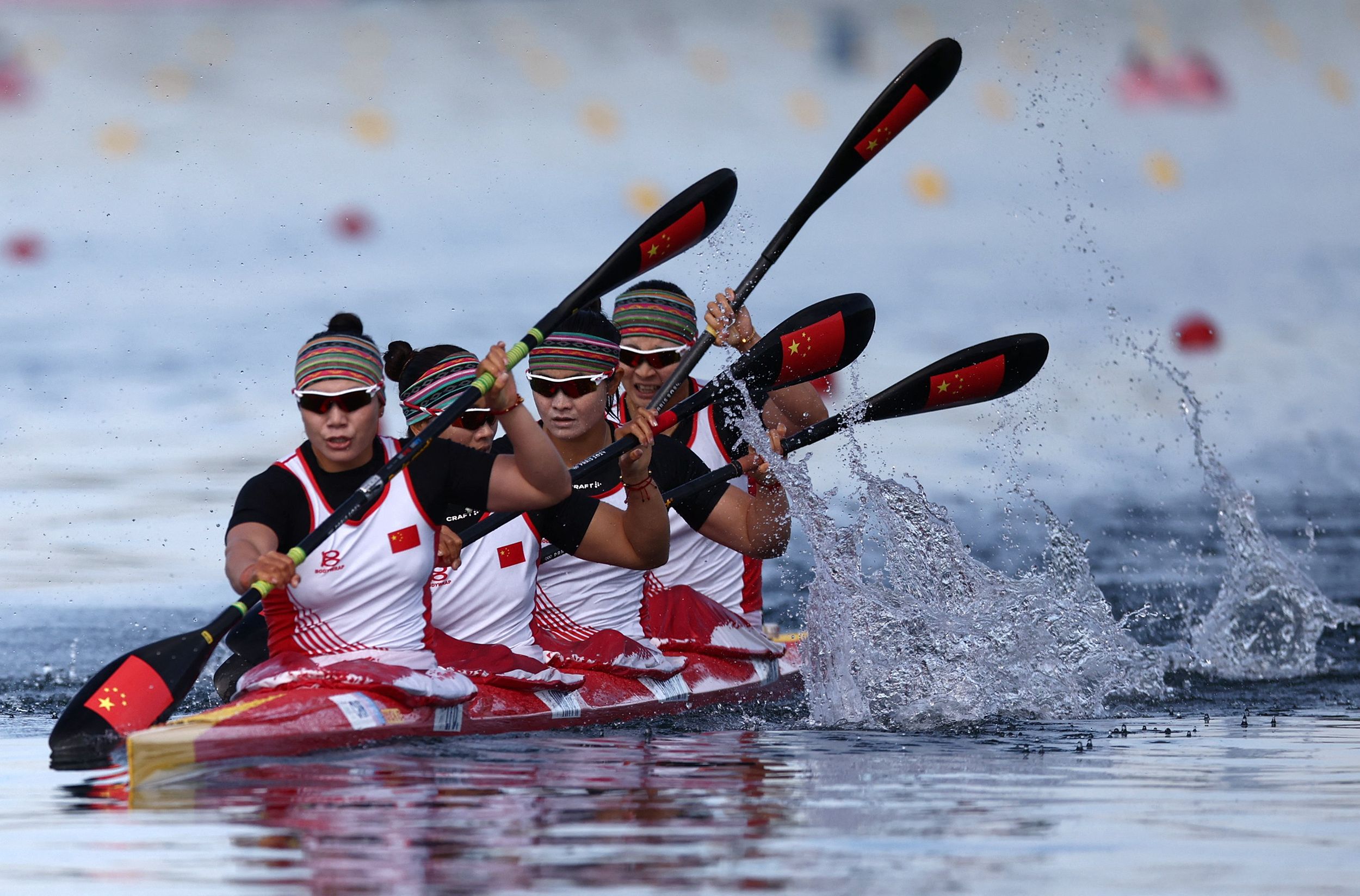 Kayak Preliminaries for Women's and Men's Quadruple 500m: Both Chinese Teams Advance!