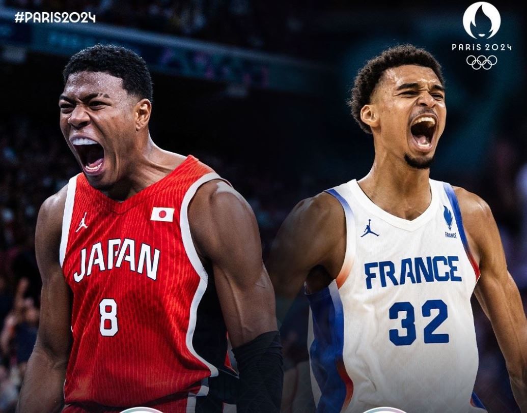 Olympic Men's Basketball Report: Wembanyama + Hachimura Score in Vain as France Beats Japan in Overtime for Second Consecutive Win