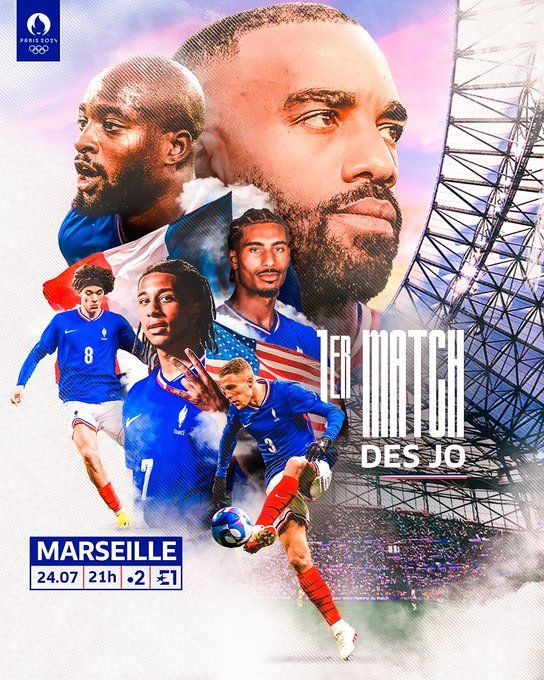 L'Équipe Predicts France's Olympic Team Starting Lineup: Lacazette Leads, Mateta and Olise Start