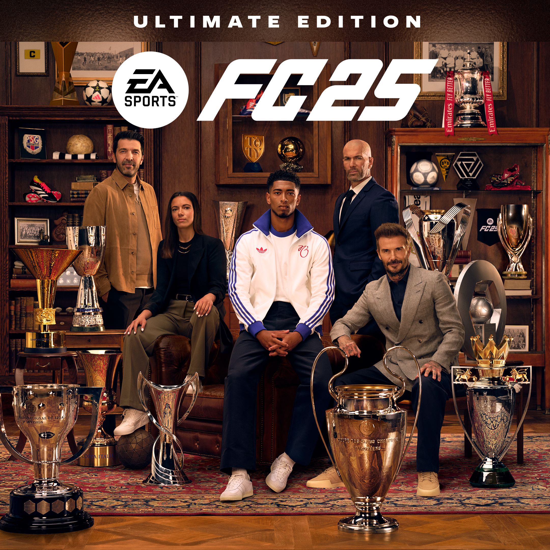 EA Officially Announces New FC Cover: Bellingham Takes Center Stage with Zidane, Buffon, Beckham, and Bonmati Featured