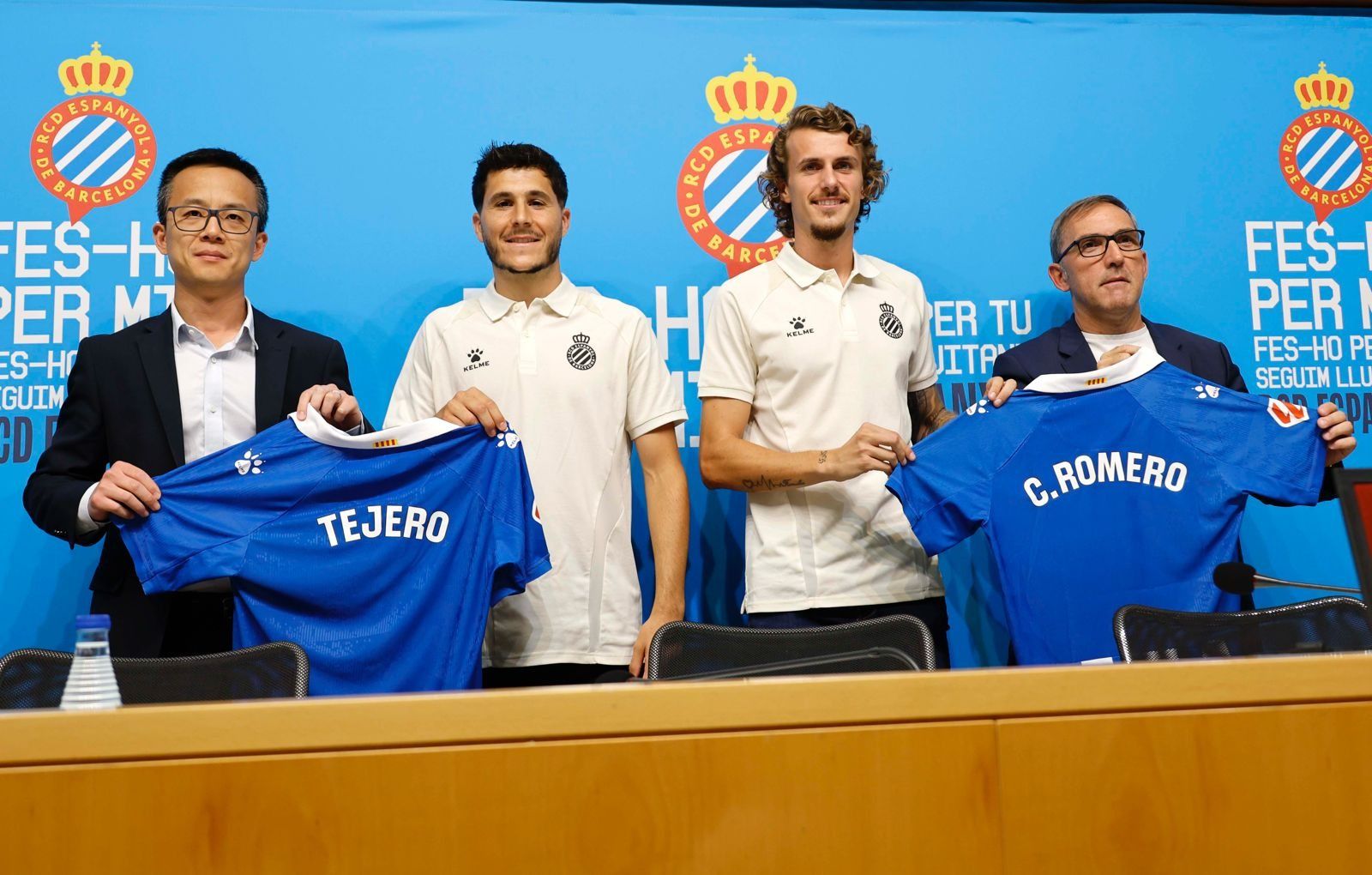 New Signings Debut at Espanyol Press Conference: Tejero & Romero Take the Stage