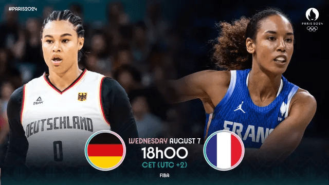 Olympic Women's Basketball Report: Johannes Scores, Niara Sabally Grabs Rebounds - France vs. Germany