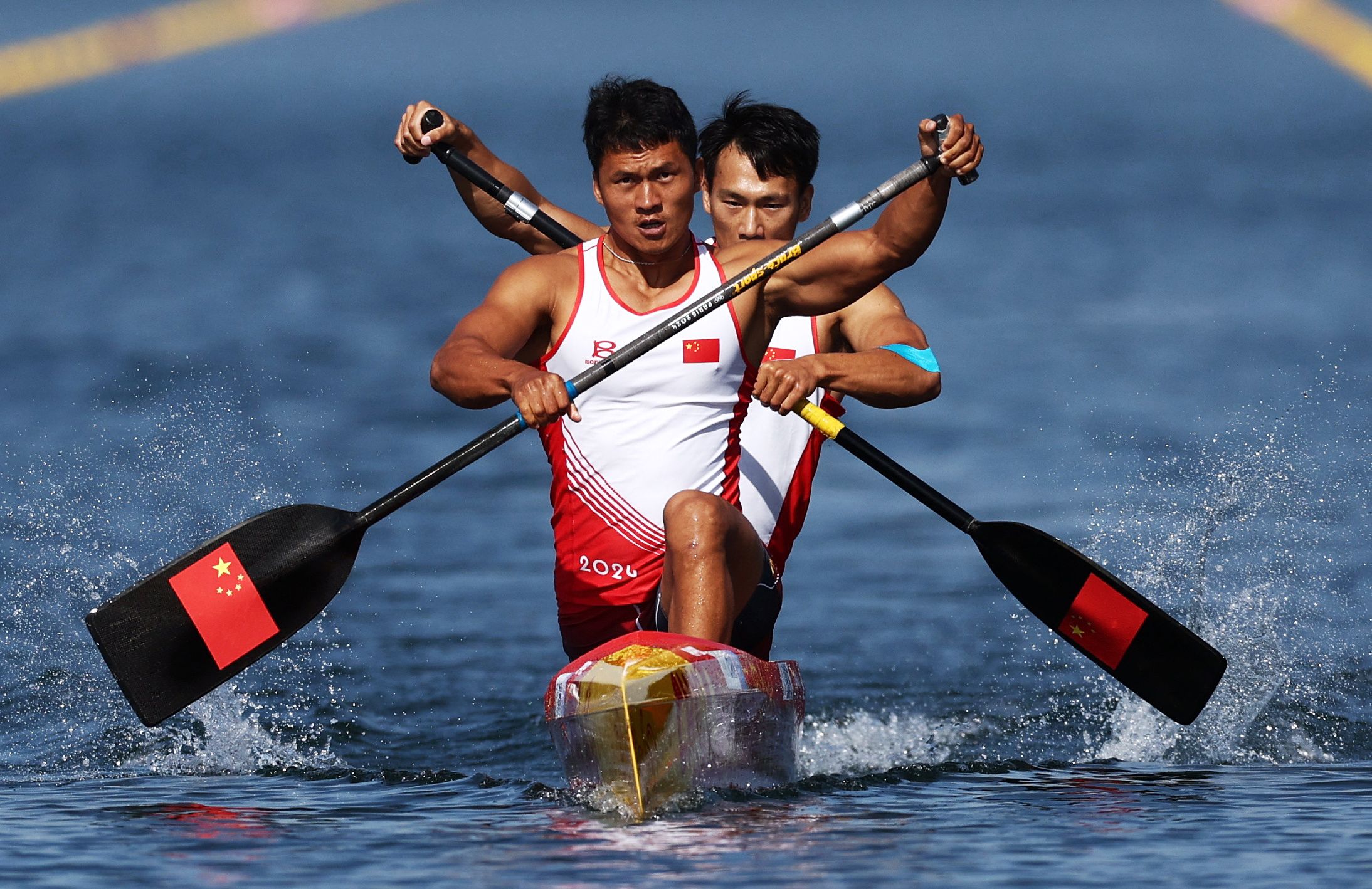 Men's and Women's Double Canoe 500m Preliminaries: Both Chinese Teams Break Olympic Records and Advance to Semifinals in First Place!