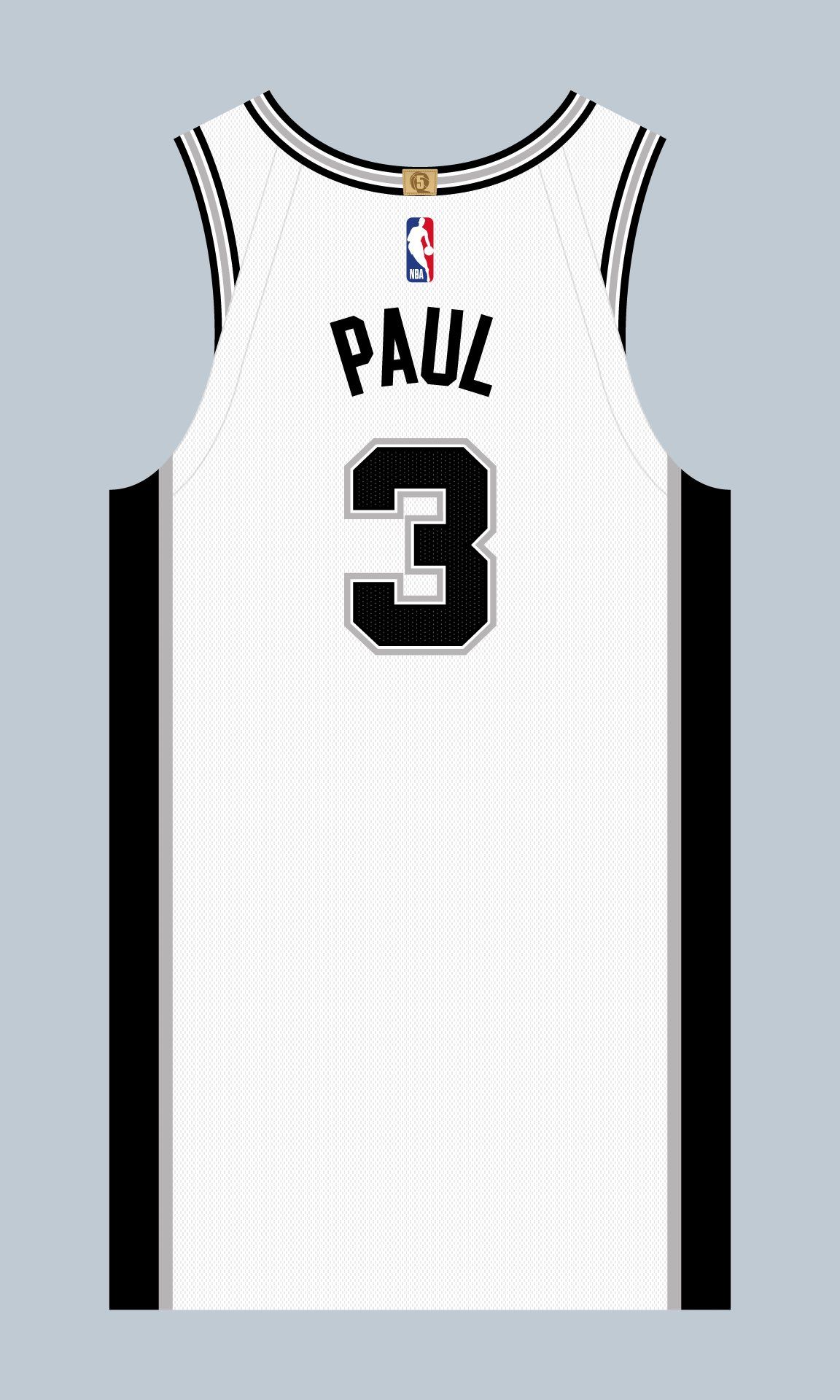 Paul to Continue Wearing No. 3 Jersey with the Spurs in the New Season; Admirer Johnson to Switch to No. 0 Jersey