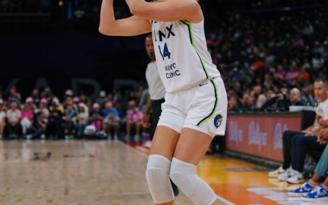 Yuhazhits a Difficult Bank Shot Three-Pointer, Lynx Official Account Shares Image Capturing the Moment