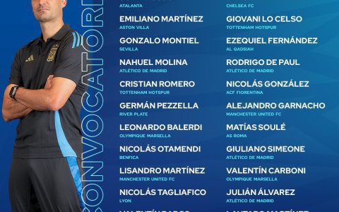 Argentina Announces Latest Squad List: Messi Absent, Alvarez and Lautaro Included