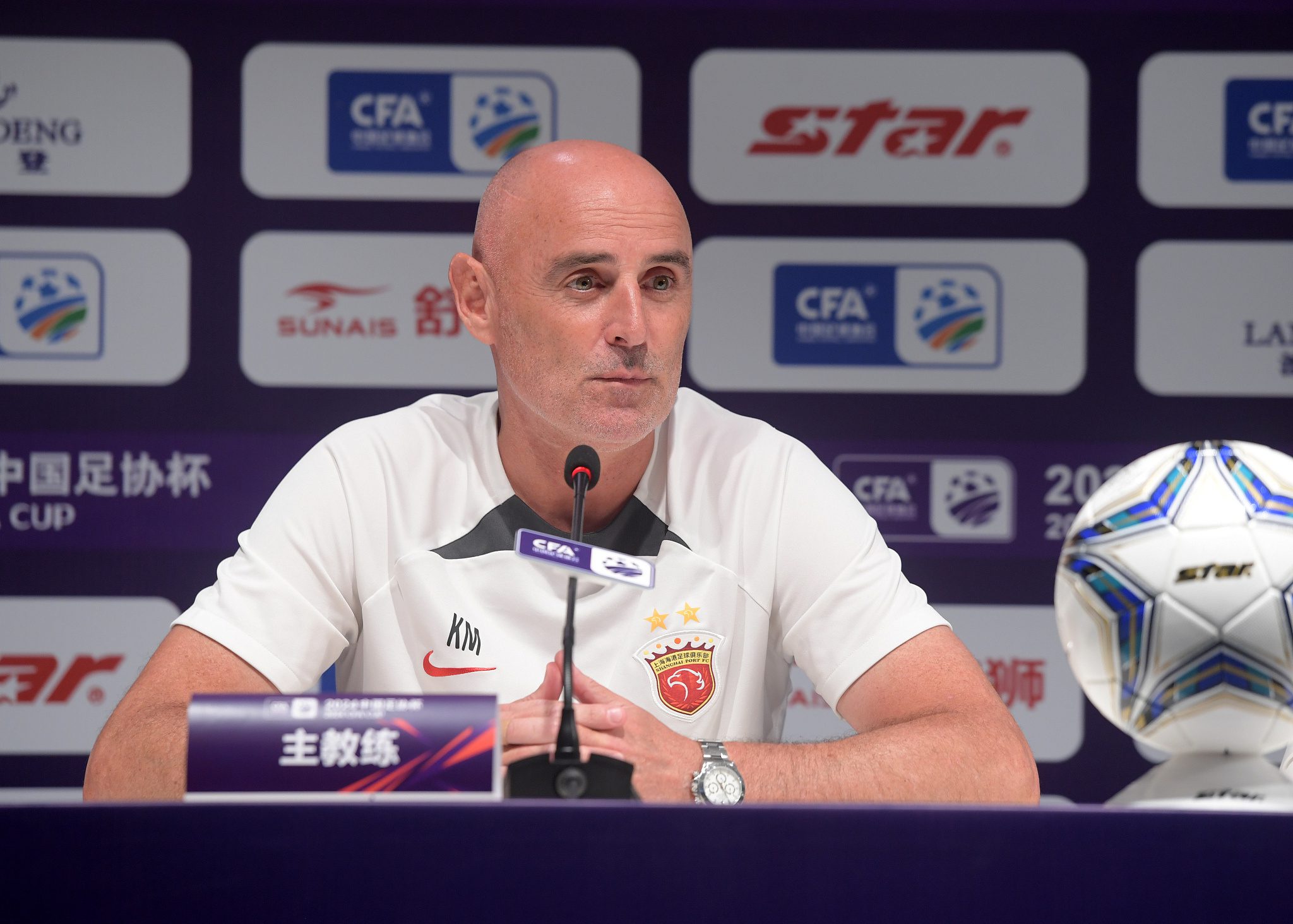 Muscat: Team Summarizes Shanghai Derby; Proud of Harbor Players Selected for National Team