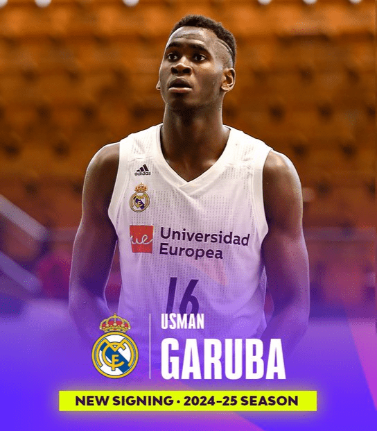 Real Madrid Officially Announces the Signing of Spanish National Player Garuba for the New Season