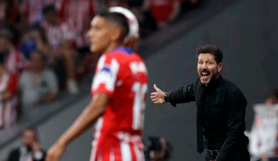 Simeone: Atlético Wasted Several Golden Goal Scoring Opportunities; Difficult to Win by Continually Squandering Chances