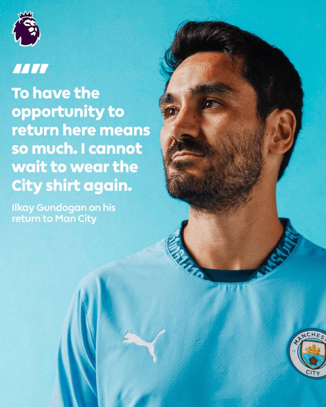 Premier League Official: Welcome Gündogan back to the Premier League