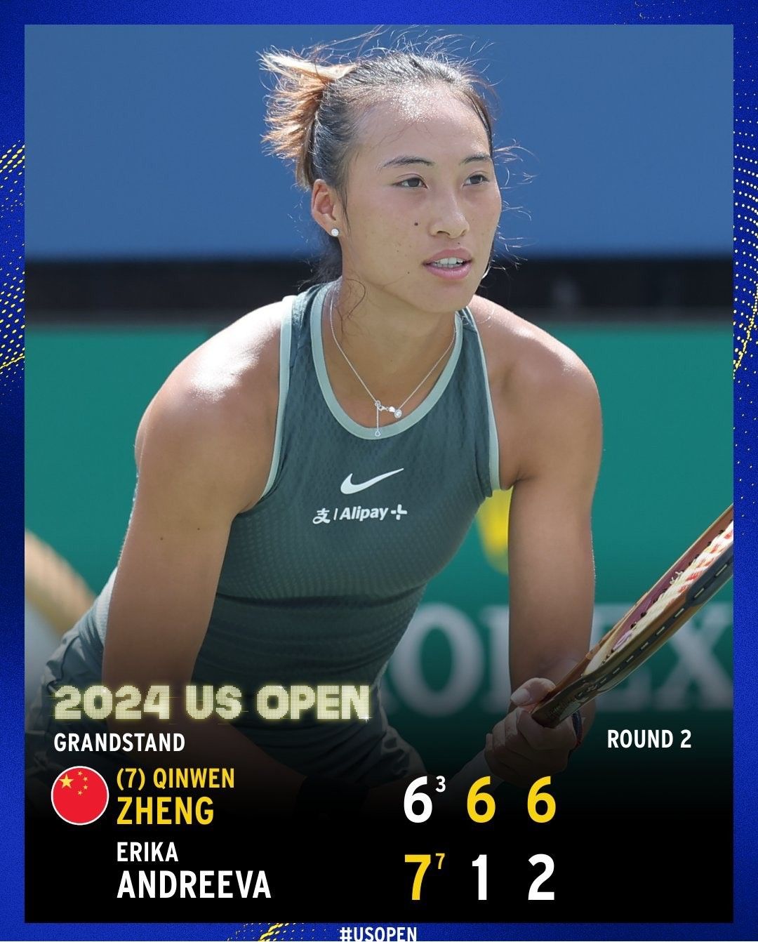 Ace Record! Zheng Qinwen Continues to Advance in the US Open, Set to Face Niemeyer