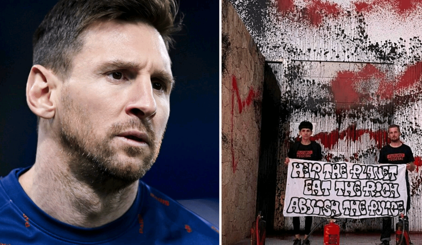 Environmental Activists Spray Paint Messi's Mansion Calling it an Illegal Construction; Messi Has Initiated a Lawsuit for 50,000 Euros