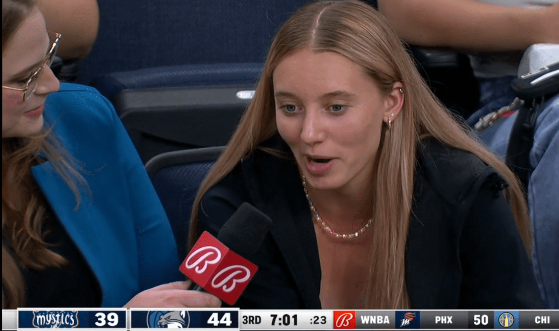 Minnesota Native Sweetheart and Top WNBA Draft Prospect Paige Watches Live