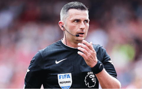 Premier League Matchday Referee Appointments: Anthony Taylor to Referee Tottenham vs Everton, Oliver to Officiate Villa vs Arsenal