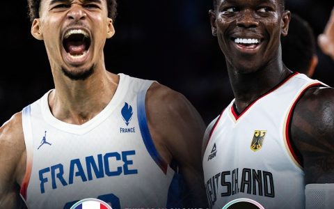 FIBA Releases Teaser Poster for France vs. Germany: Good News, Heavyweight Semifinal is About to Begin