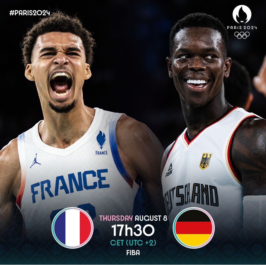 FIBA Releases Teaser Poster for France vs. Germany: Good News, Heavyweight Semifinal is About to Begin