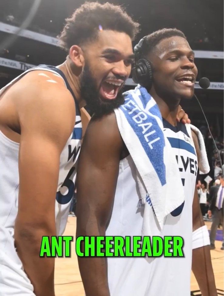 This is what a great teammate looks like! Towns: I am Edwards' biggest fan, I hope to see him become the face of the league