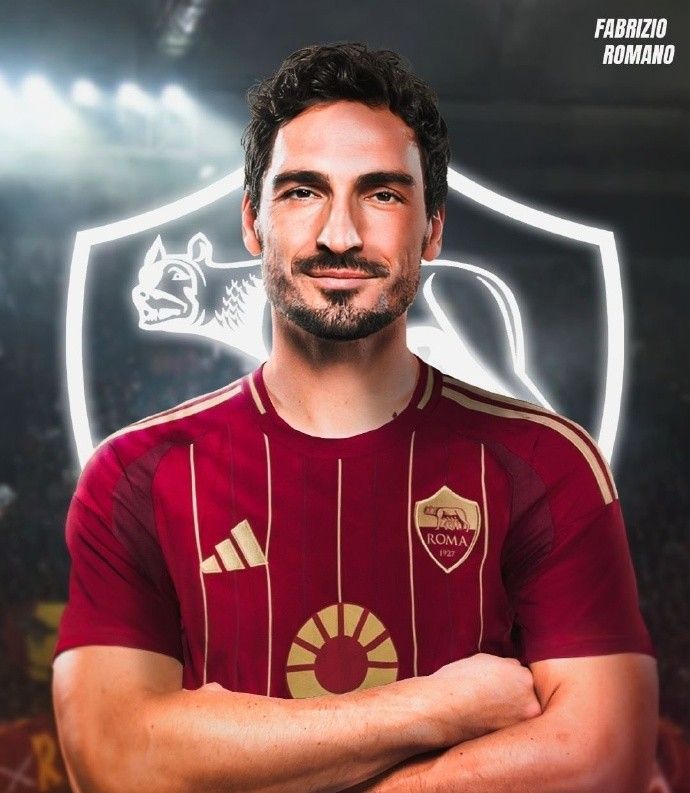 HWG! Romano: Hummels Joins Roma on a Free Transfer, Annual Salary 2 Million Euros