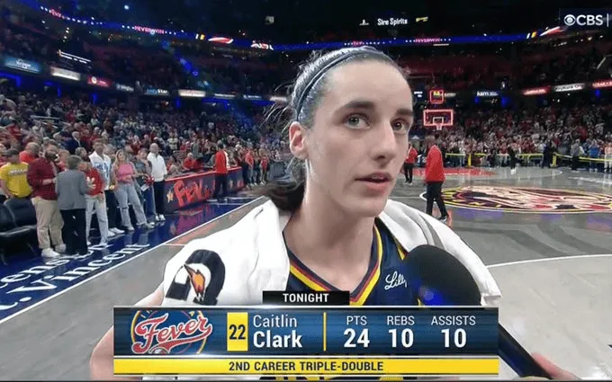 This is only her first year! Clarke's games with assists ranks third in WNBA history in just 34 games