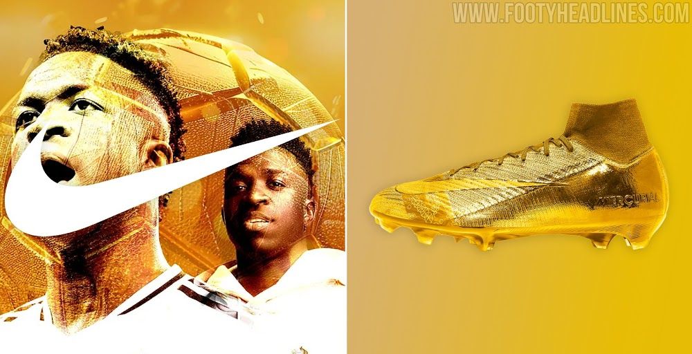 NIKE has already customized Golden Boot for Vinicius, to be released the day after the award ceremony