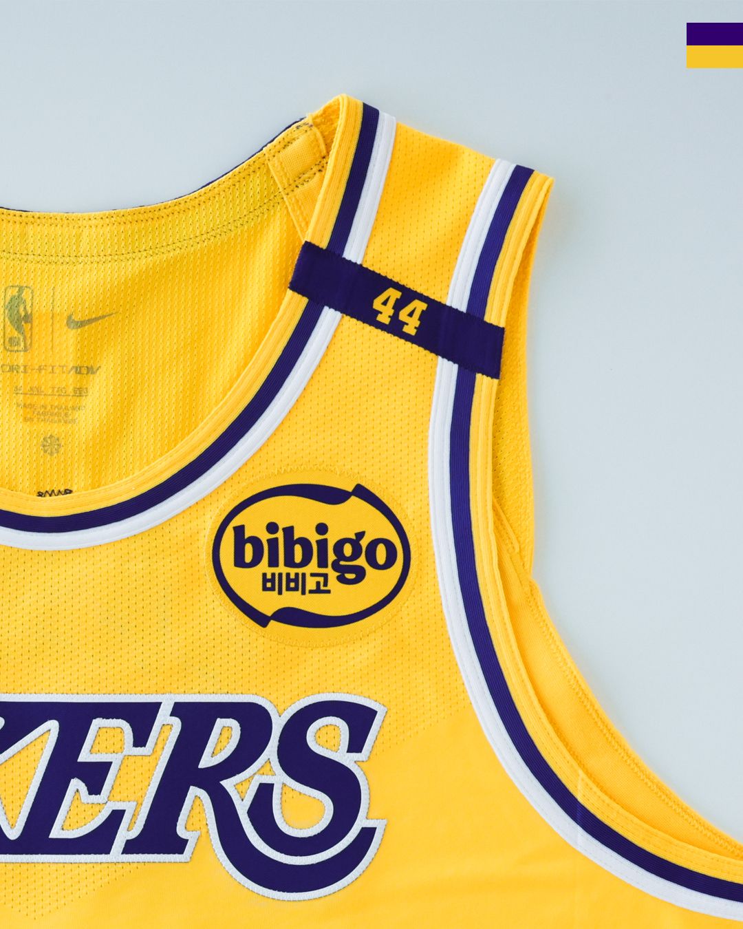 The Lakers will wear jerseys with a No. 44 shoulder patch for the new season to honor the late legend West