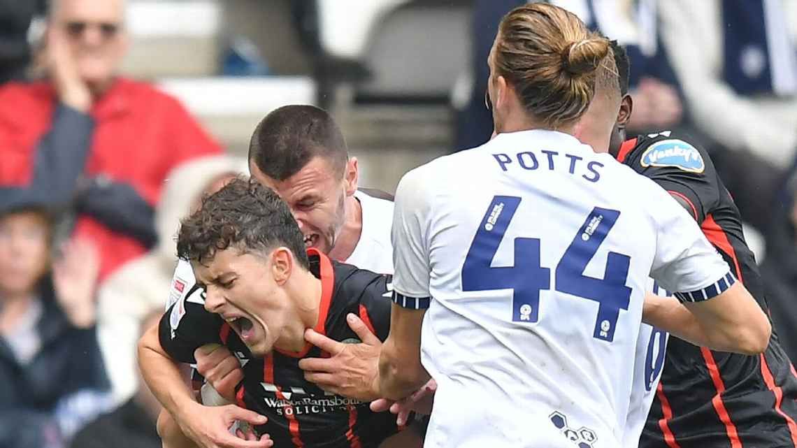 Severe Penalty! Preston North End Player Banned for Biting Opponent During EFL Championship Match