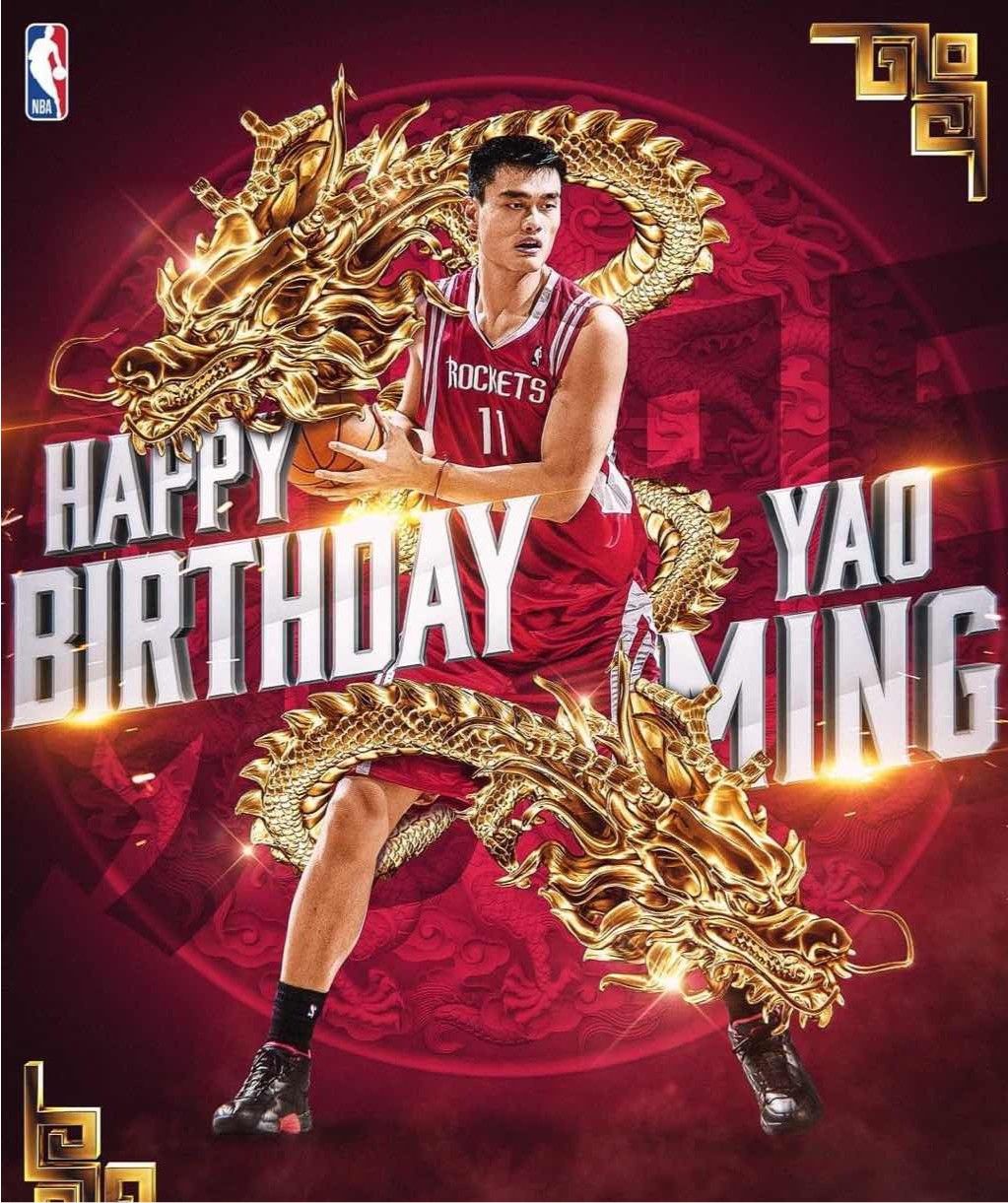 Forever a Giant! Happy Birthday to Yao Ming!