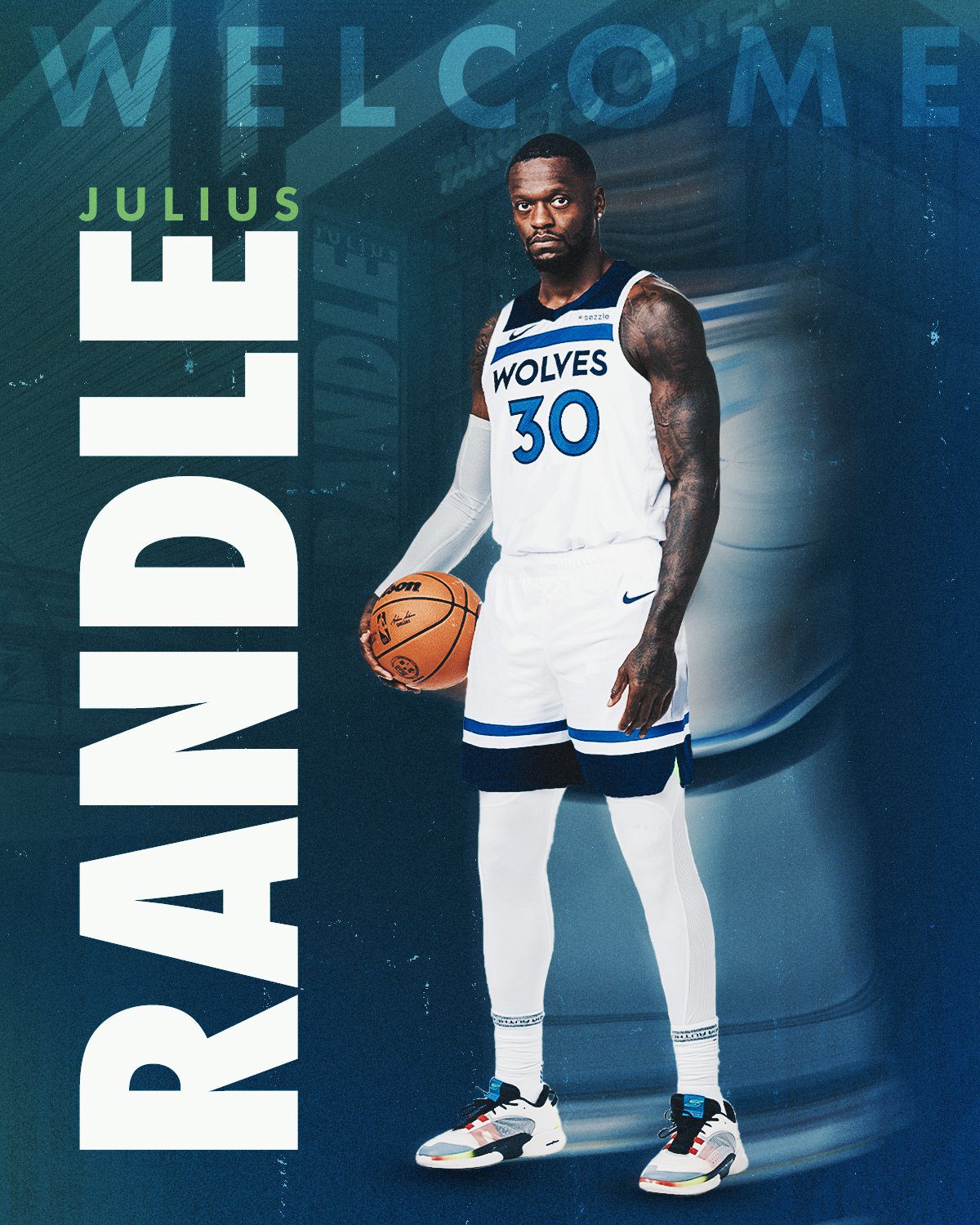 Wolves Coach Finch: Plans to Start Randle at the Power Forward Position