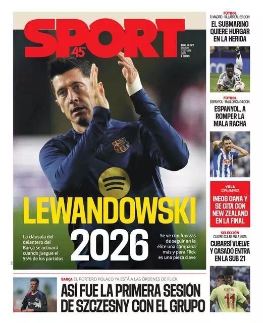 Every Sports: Lewandowski Likely to Extend Contract with Barcelona for One More Year Until 2026