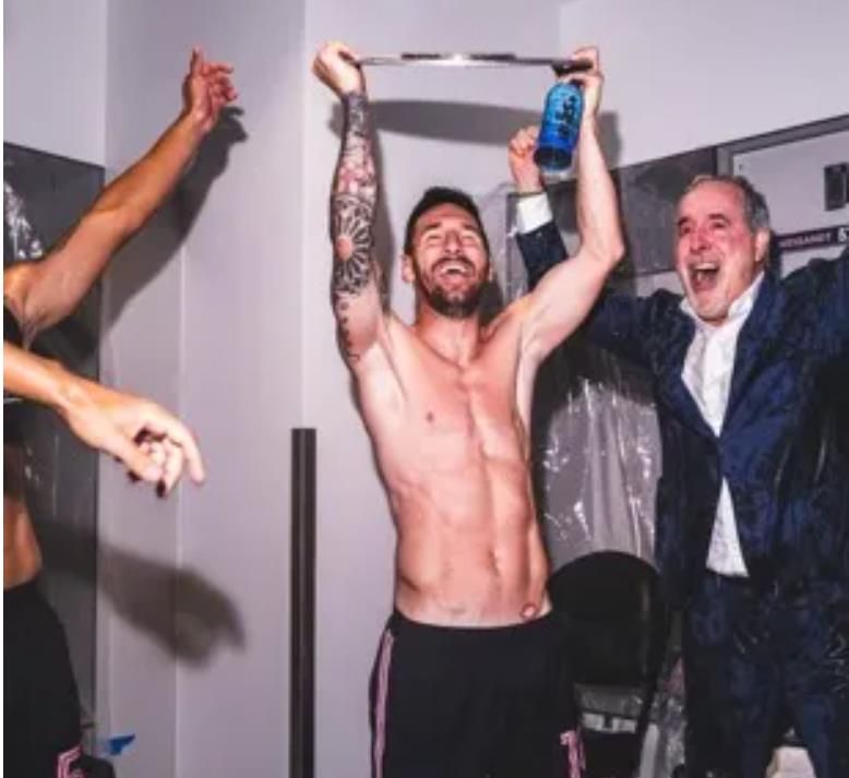 Celebrating Title Win with Personal Brand Drink May Have Left MLS and Its Sponsors Unhappy - Messi