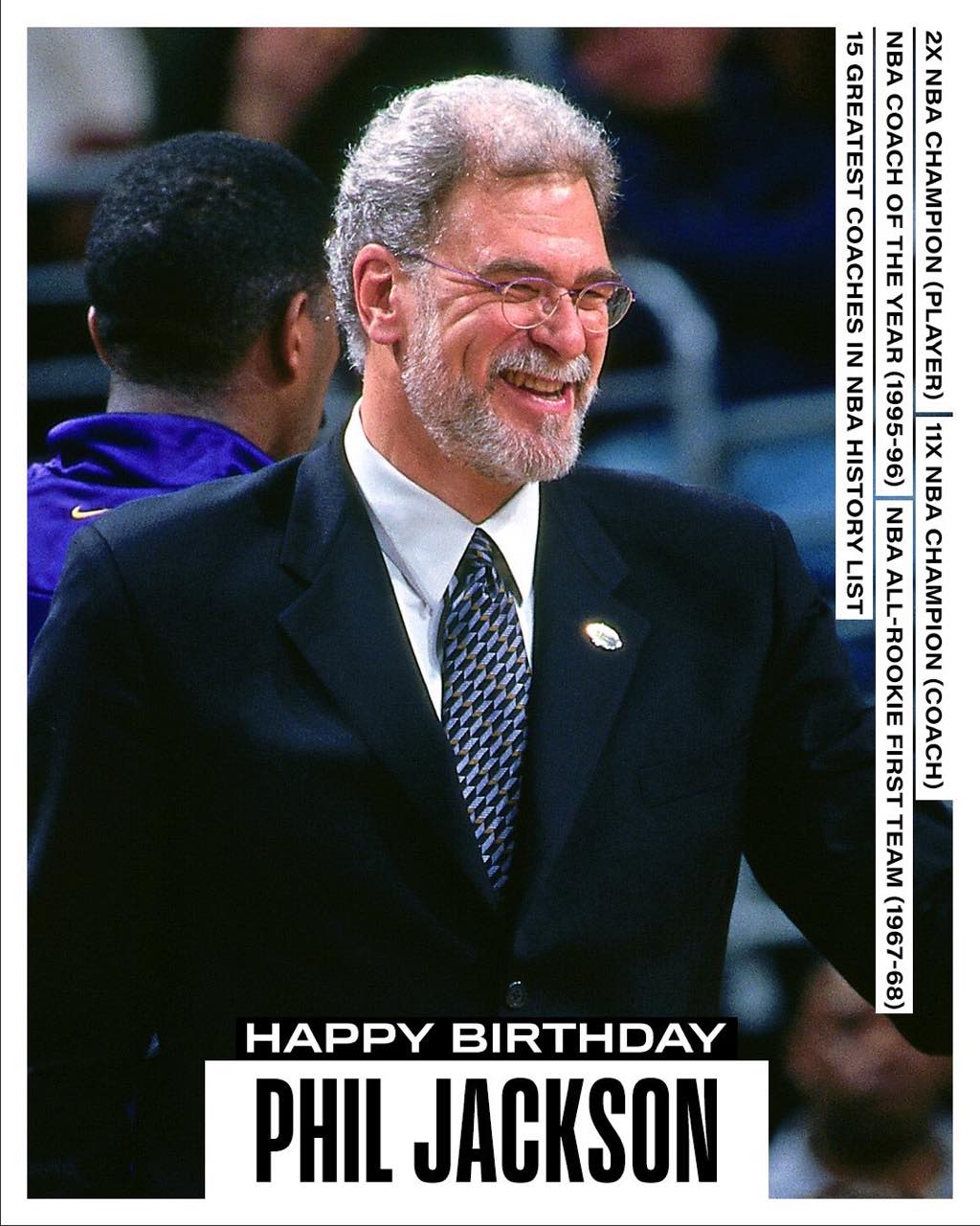 NBA Official Wishes Legendary Coach "Zen Master" Phil Jackson a Happy 79th Birthday