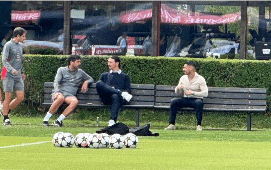 Club Reporter: Ibrahimovic Spotted at AC Milan Training Ground; Maignan Resumes Training