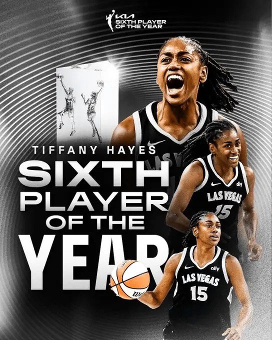 Congratulations! Former Shanghai Women's Basketball Team Import Player Hayes Wins WNBA Sixth Woman of the Year Award for This Season