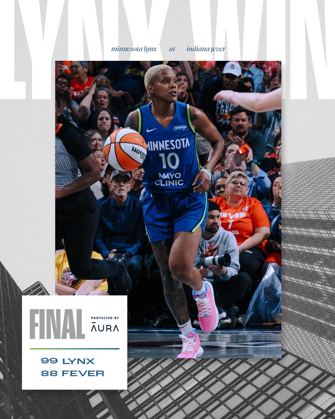 Hot Form! Collier's Explosive Performance Leads Lynx to Road Comeback Win