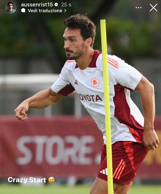 Lao Hu is also speechless: Hummels' social media post hints at Roma's managerial change: "Crazy start"