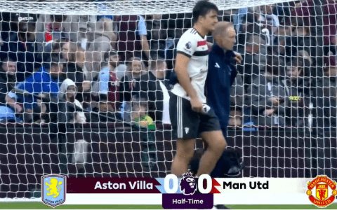 Man United, Chelsea Both Struggle to Score in the First Half; Maguire Appears Injured