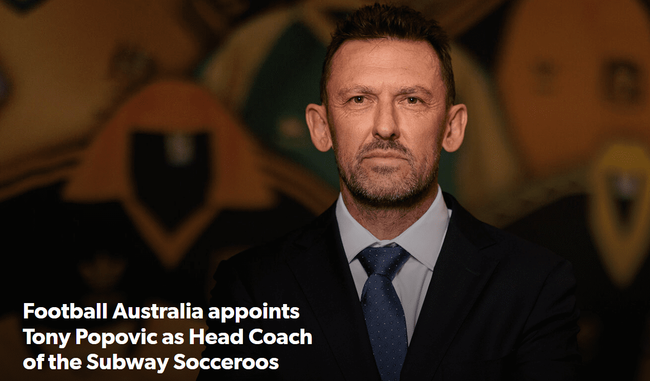 Australian FA CEO: New Coach's Task is to Secure World Cup Qualification; Popovic Expresses Confidence in Achieving It