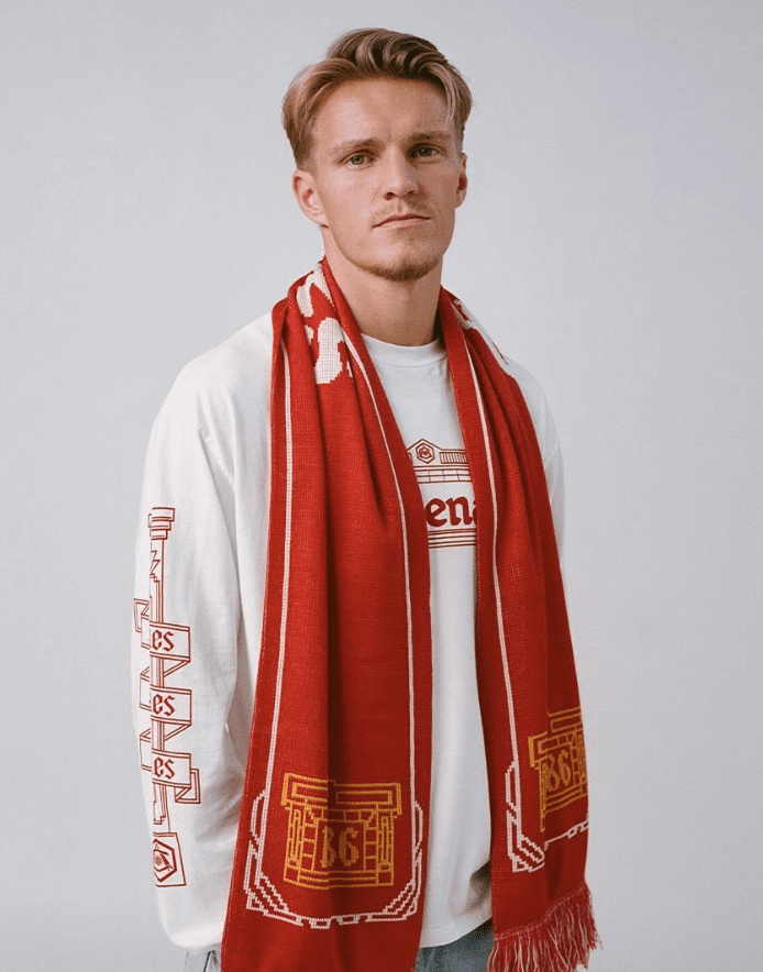 Arsenal Collaborates with Aries Clothing Release: Odegaard, Saka, and Many Other Players Feature in the Collection